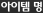 아이템 명